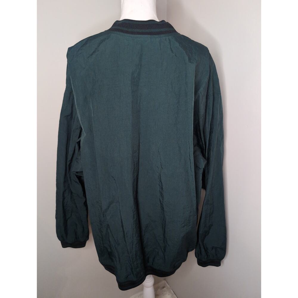 Vintage 90s Nike classic nylon swish logo track pullover windbreaker 2XL - Picture 4 of 10